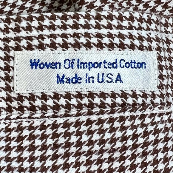 Bullock & Jones XL Houndstooth Flannel Shirt - Picture 5 of 6